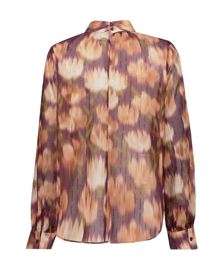 Dames blouse bordeaux