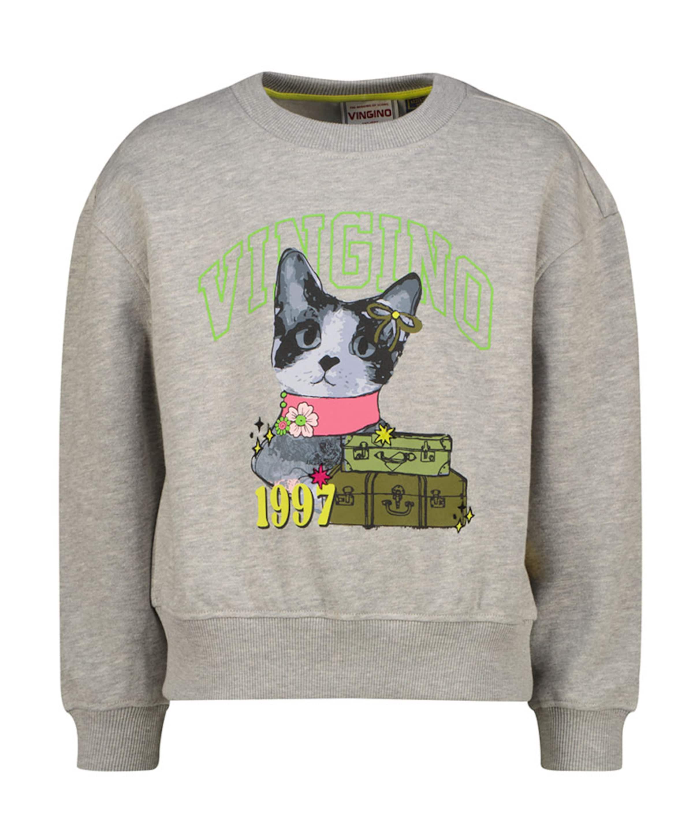 Meisjes sweater grijs