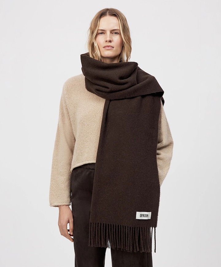 Dames sjaal bruin