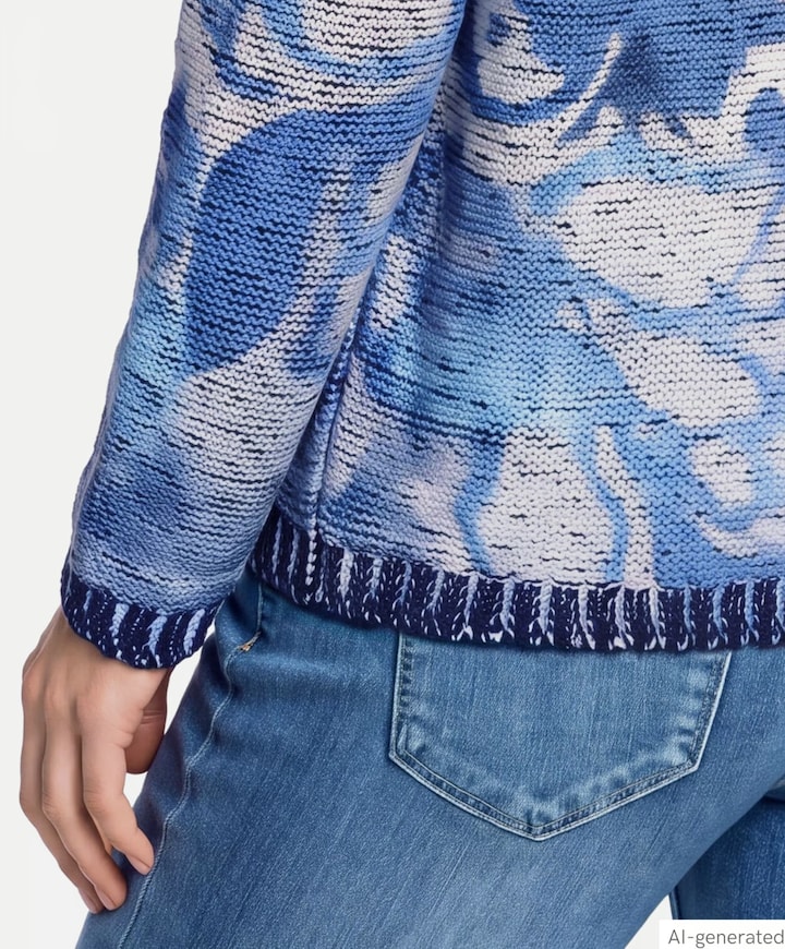 Dames trui blauw
