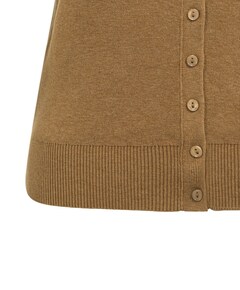 Dames vest bruin