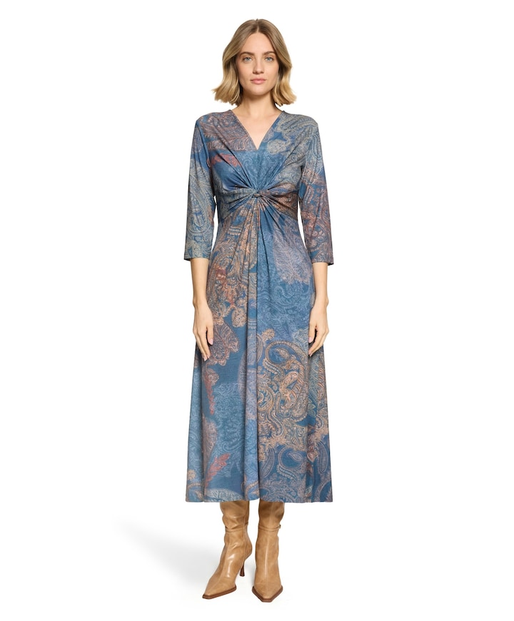 Dames jurk blauw