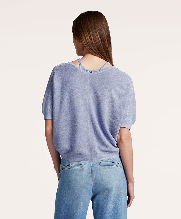 Dames vest blauw
