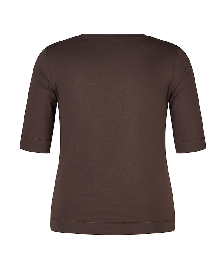 Dames T-shirt bruin