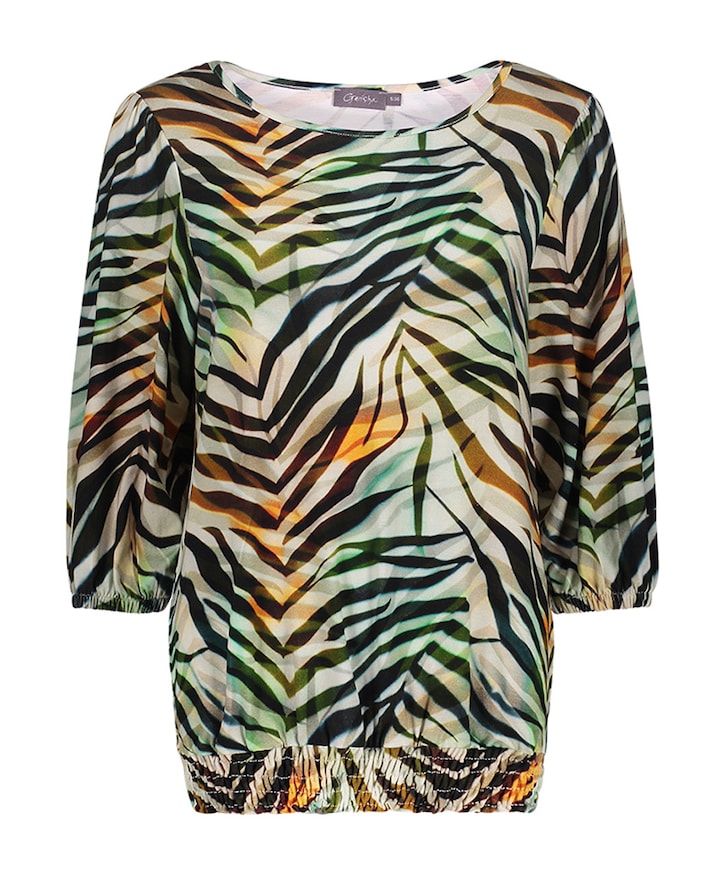 Dames T-shirt bruin