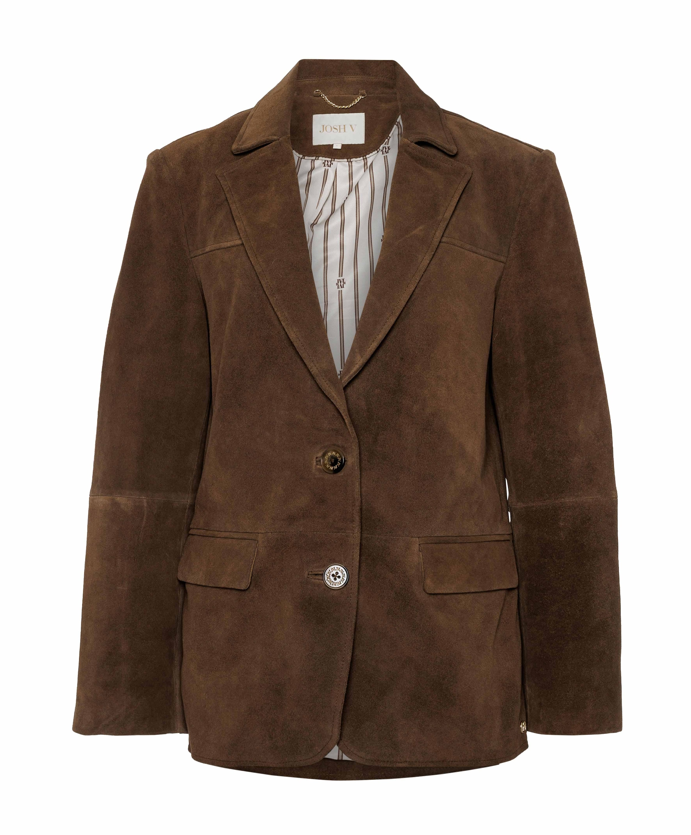 Dames blazer bruin