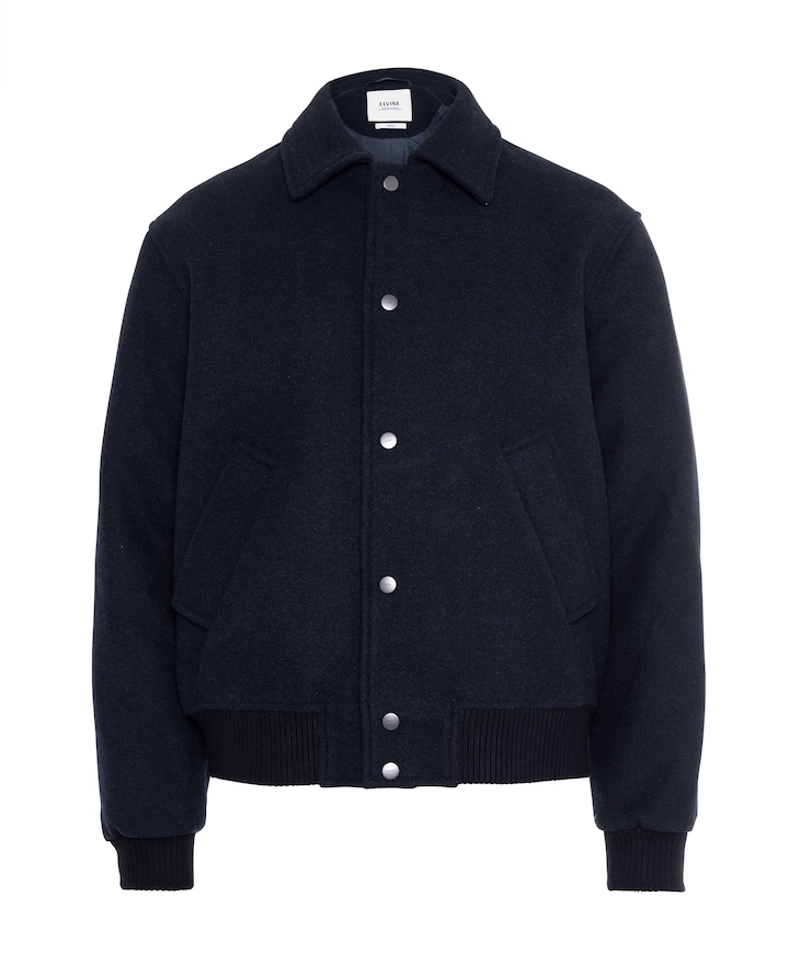 Heren jas blauw