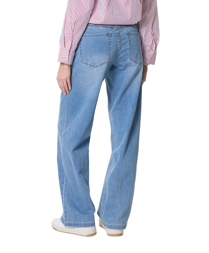 Colette & Belt dames jeans blauw