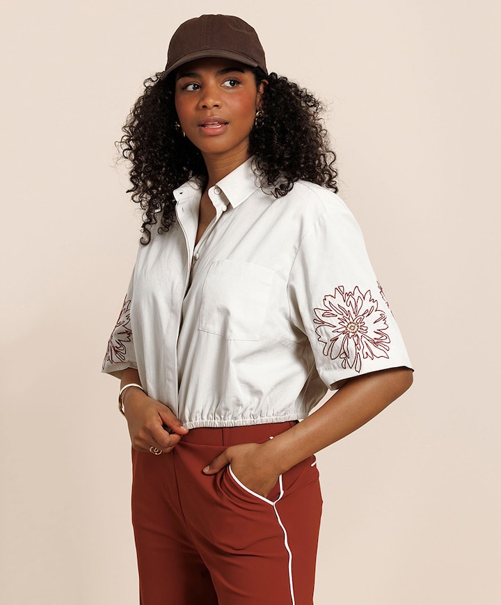 Dames blouse wit