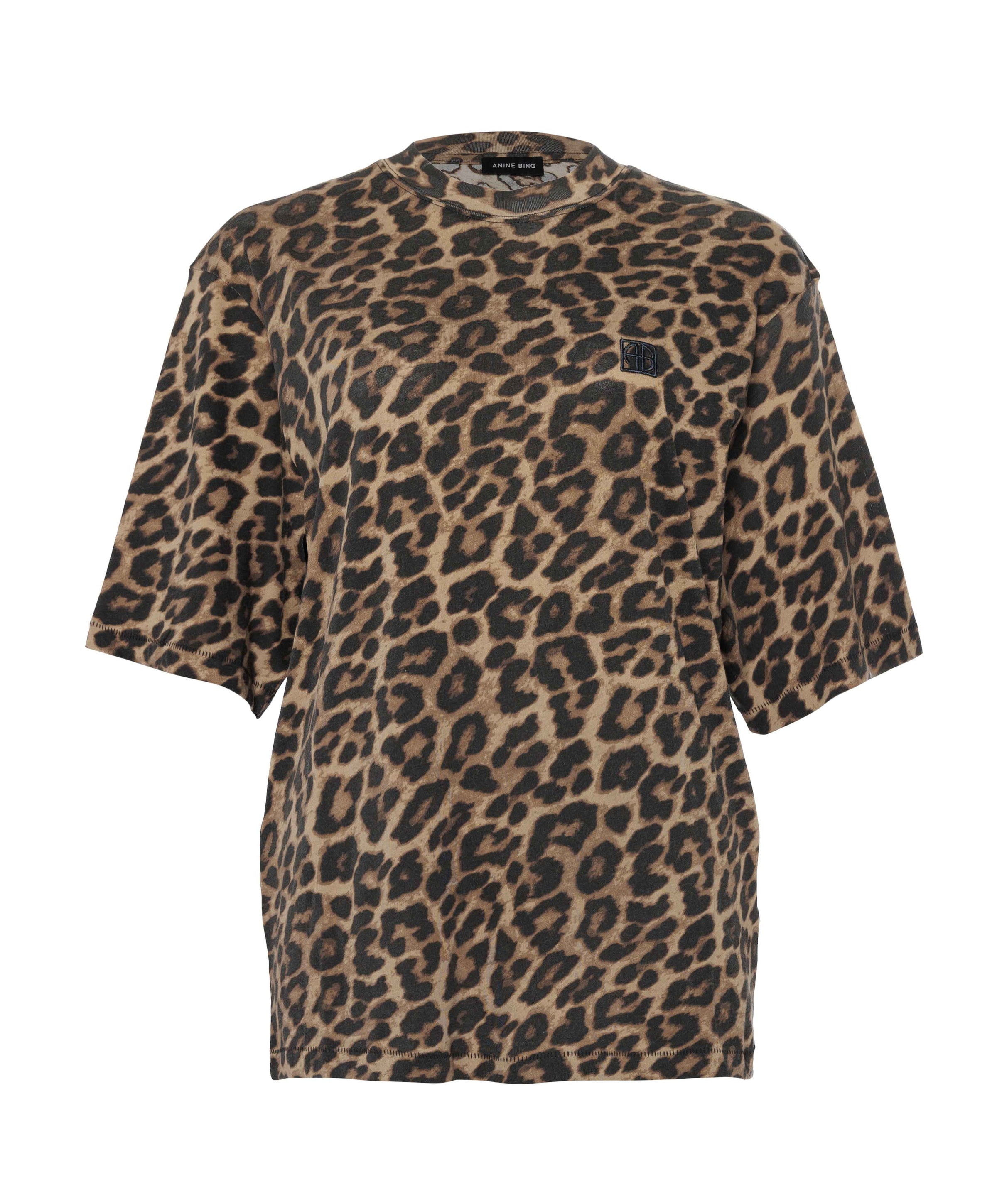 Dames t-shirt bruin