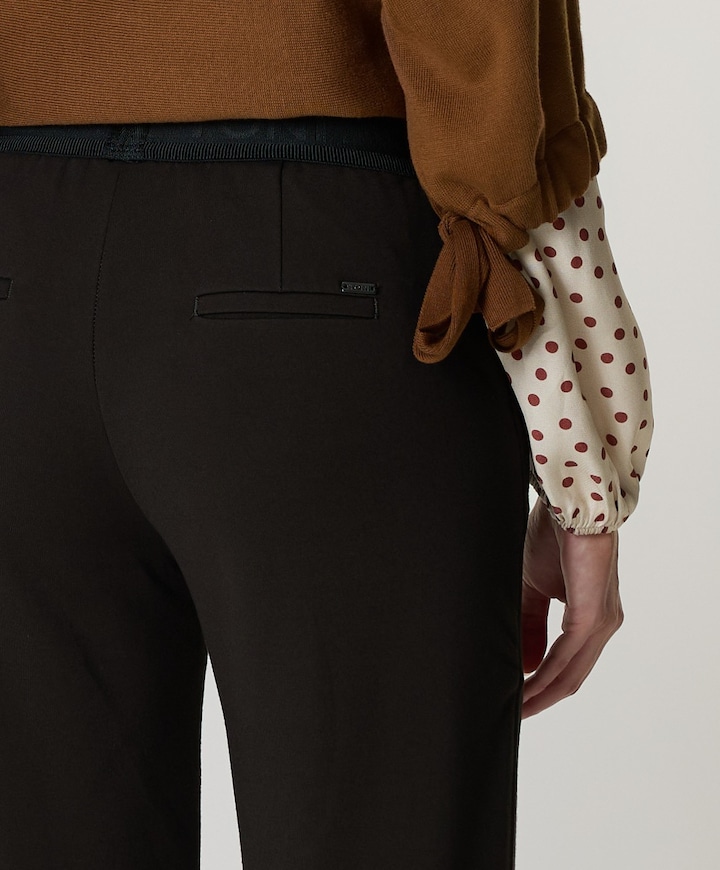 Jenny Wide Leg dames broek bruin