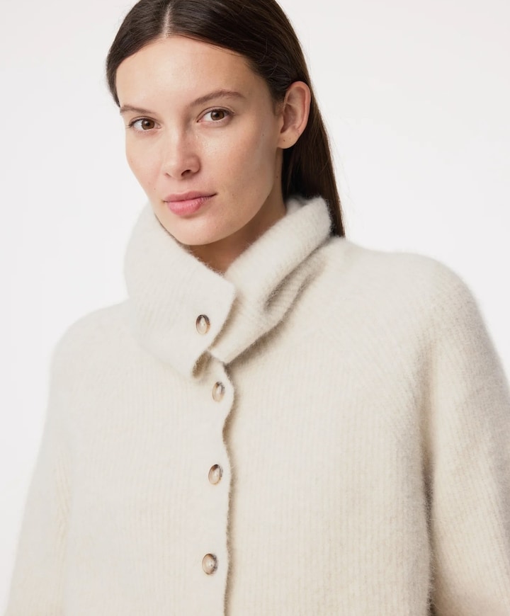 Dames vest beige