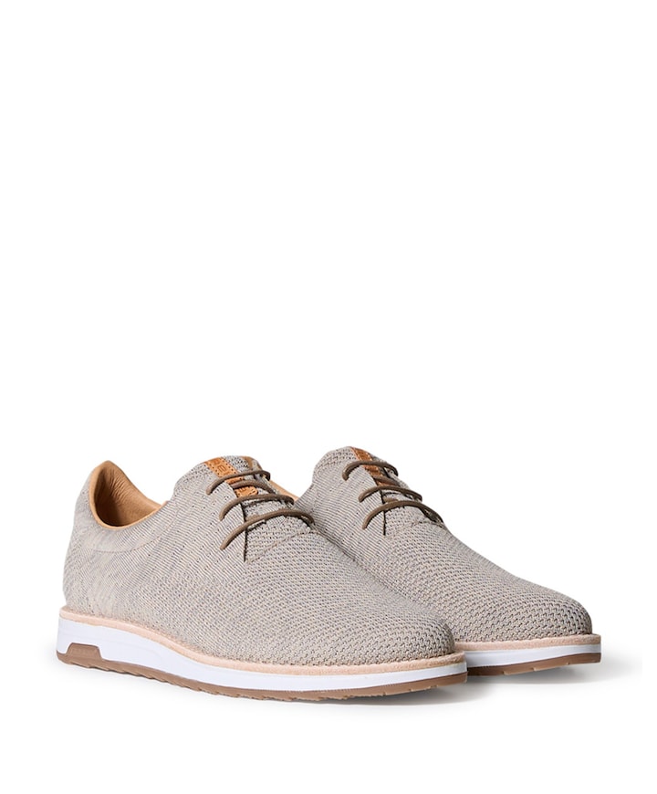 Nolan knit  heren sneakers beige