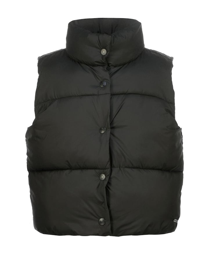 Meisjes bodywarmer zwart