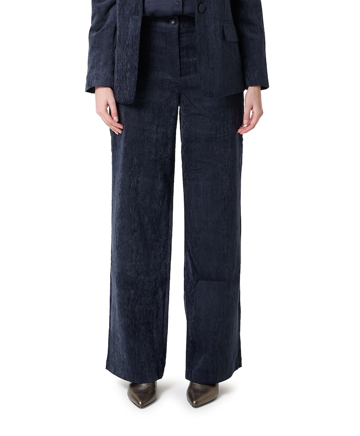 Dames broek blauw