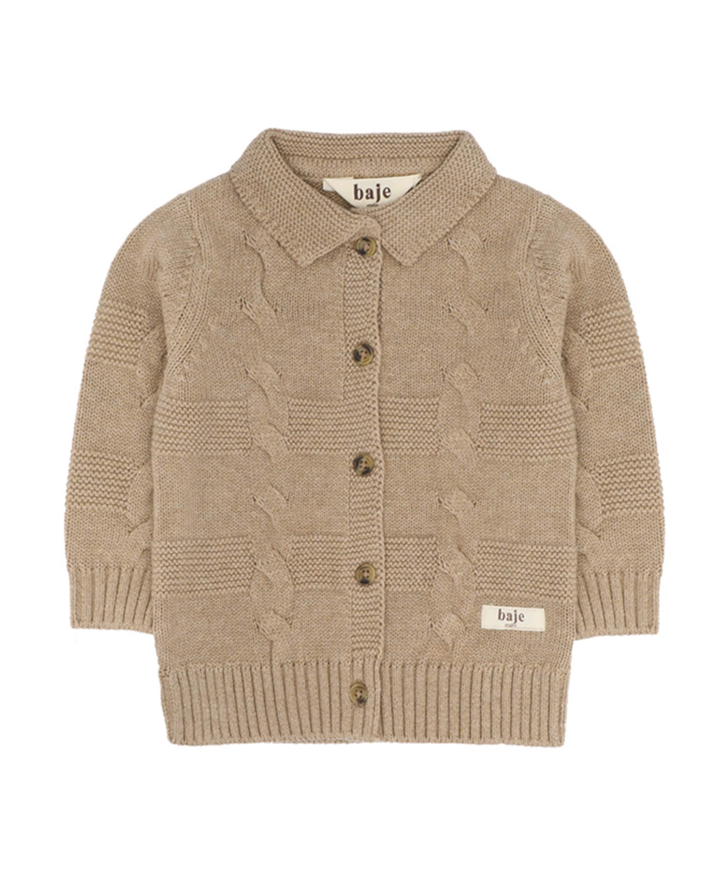 Jongens vest beige
