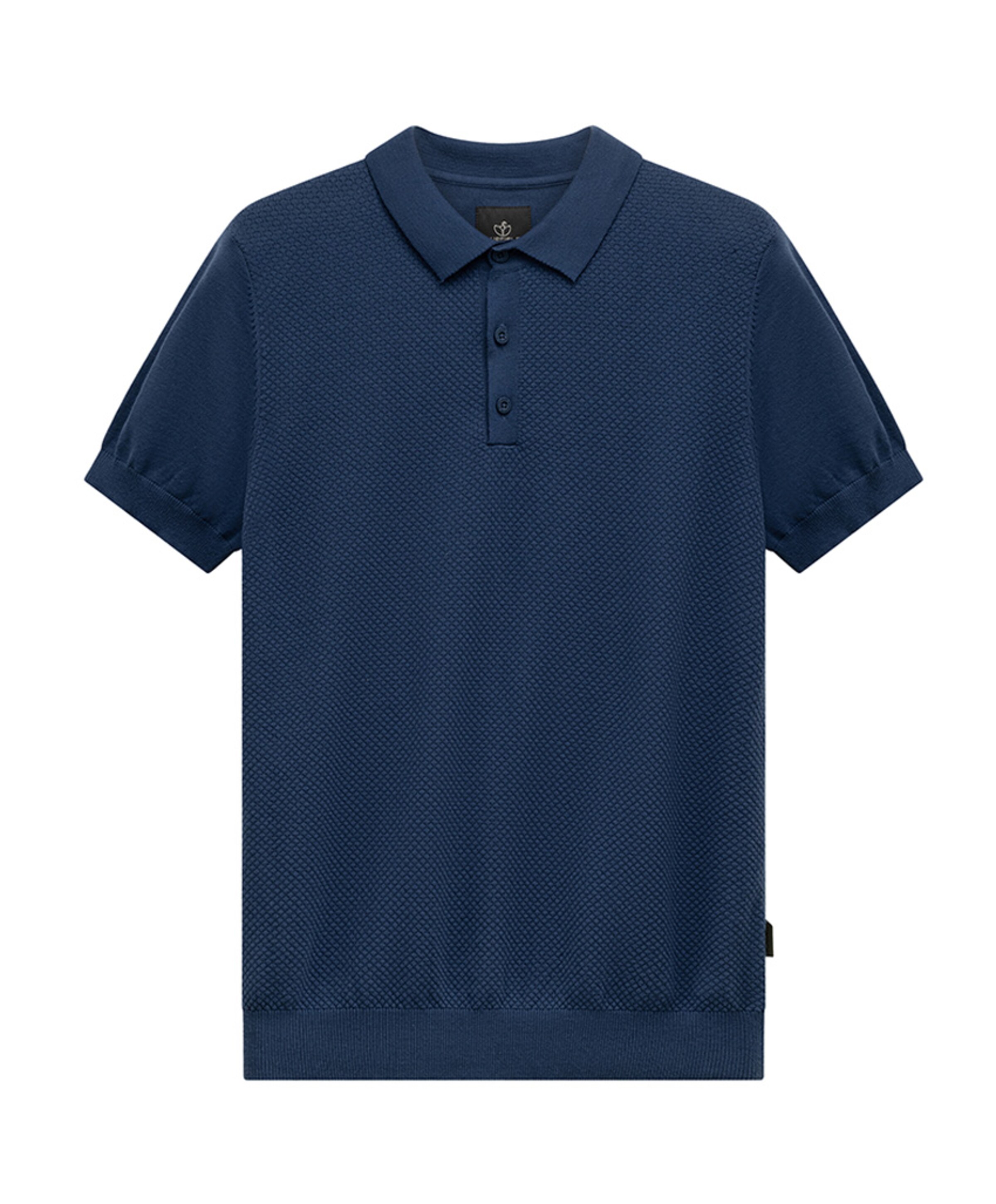 Heren polo blauw