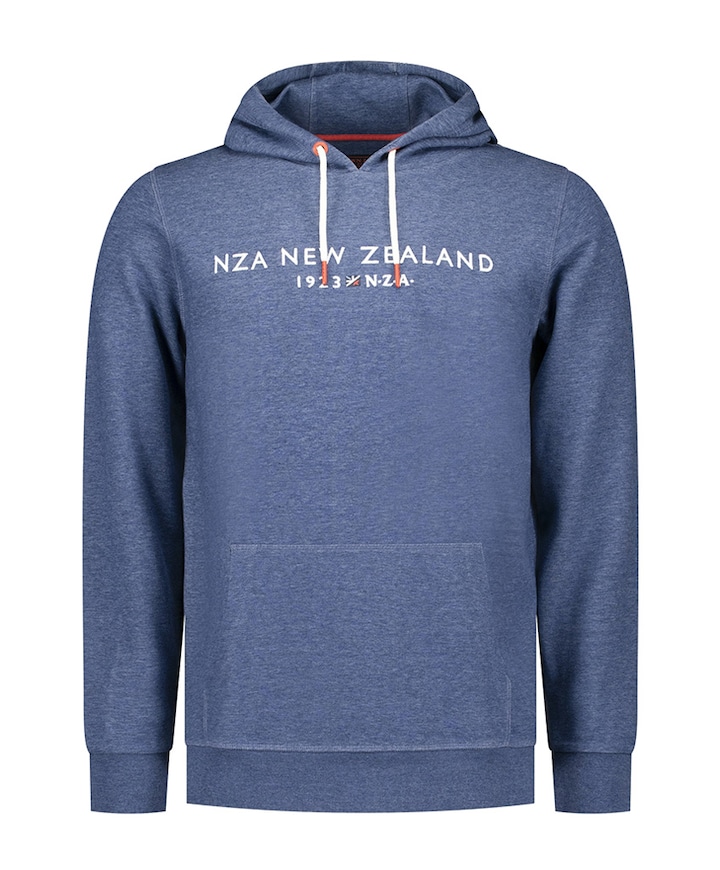 Heren hoodie blauw