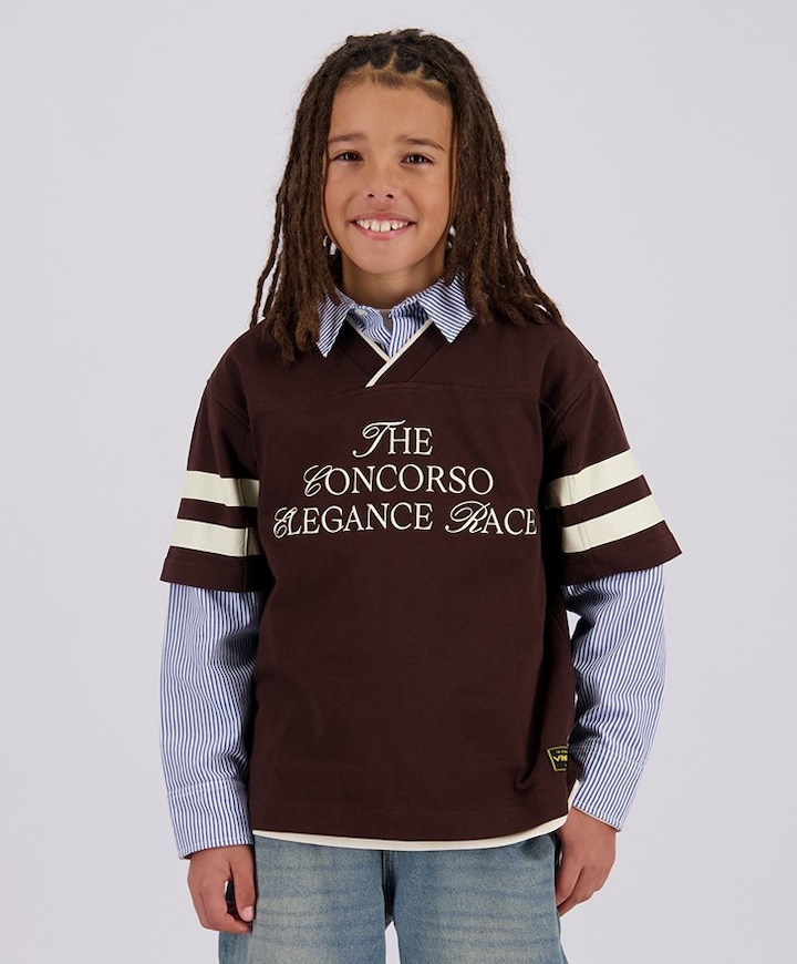 Jongens T-shirt bruin