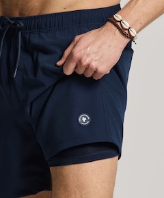 Heren zwemshort blauw