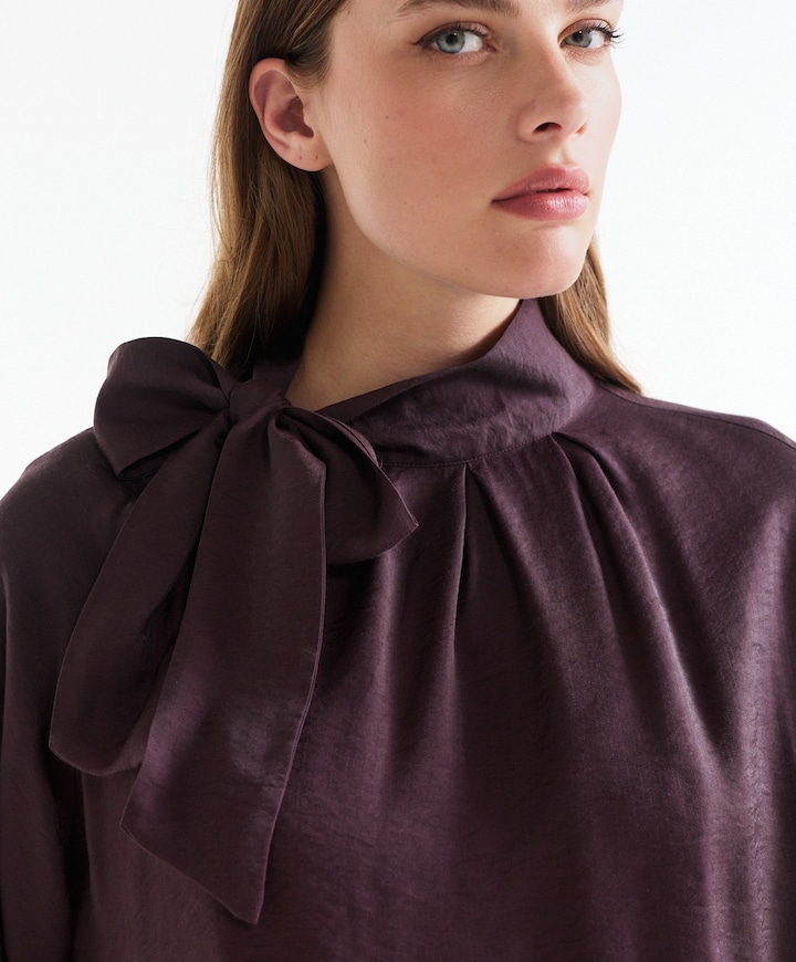 Dames blouse paars