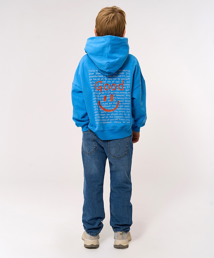 Hoodie blauw