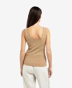 Dames top beige