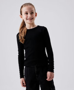 Meisjes longsleeve zwart