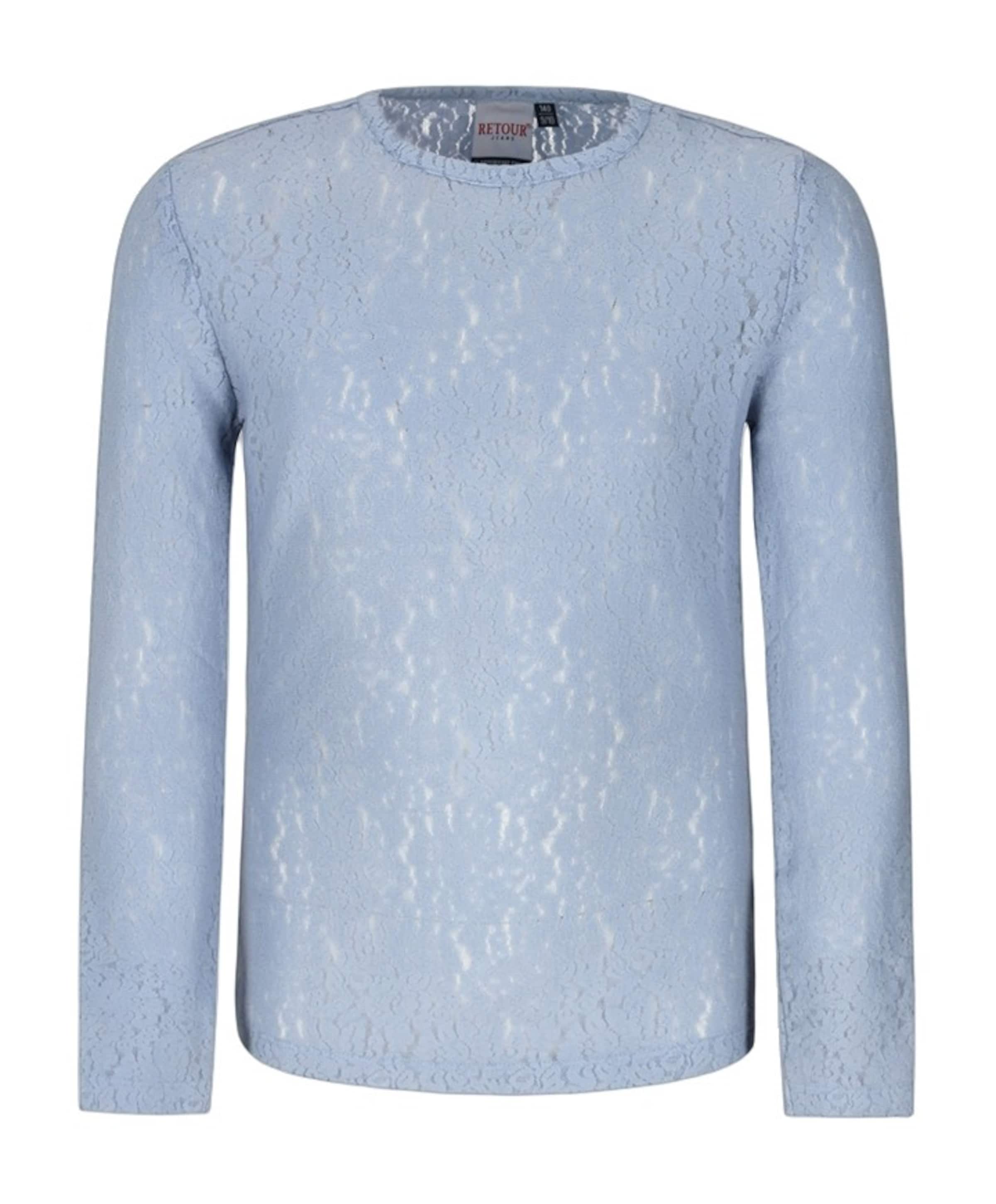 Meisjes longsleeve blauw