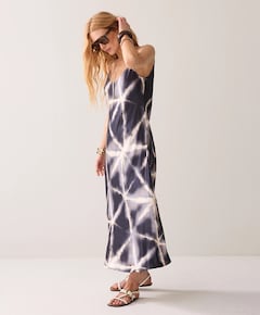 Dames jurk blauw