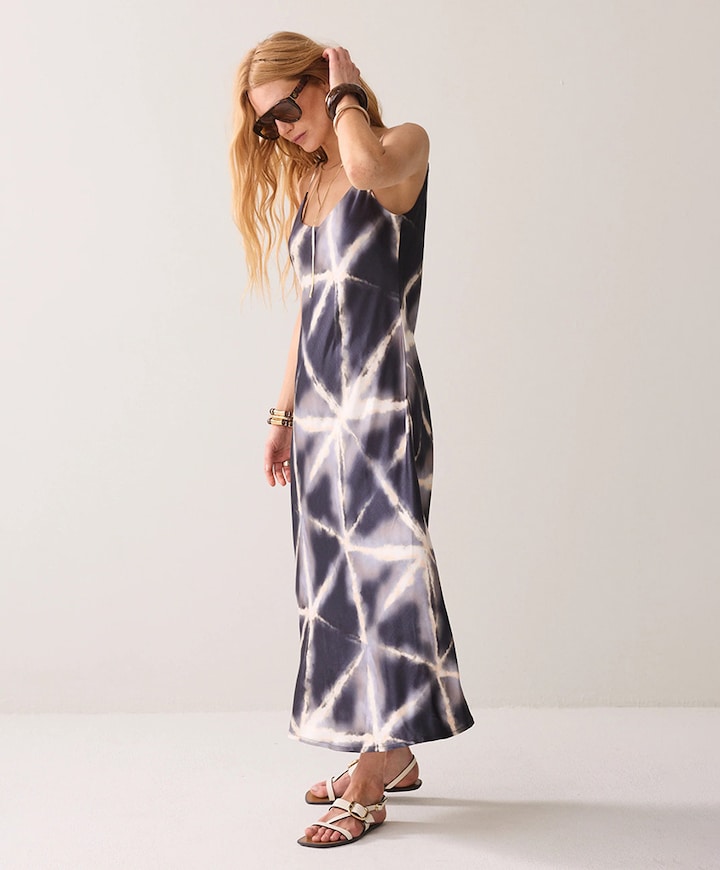 Dames jurk blauw