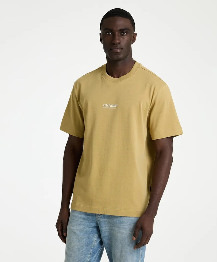 Heren T-shirt geel
