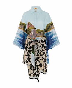Dames vest blauw