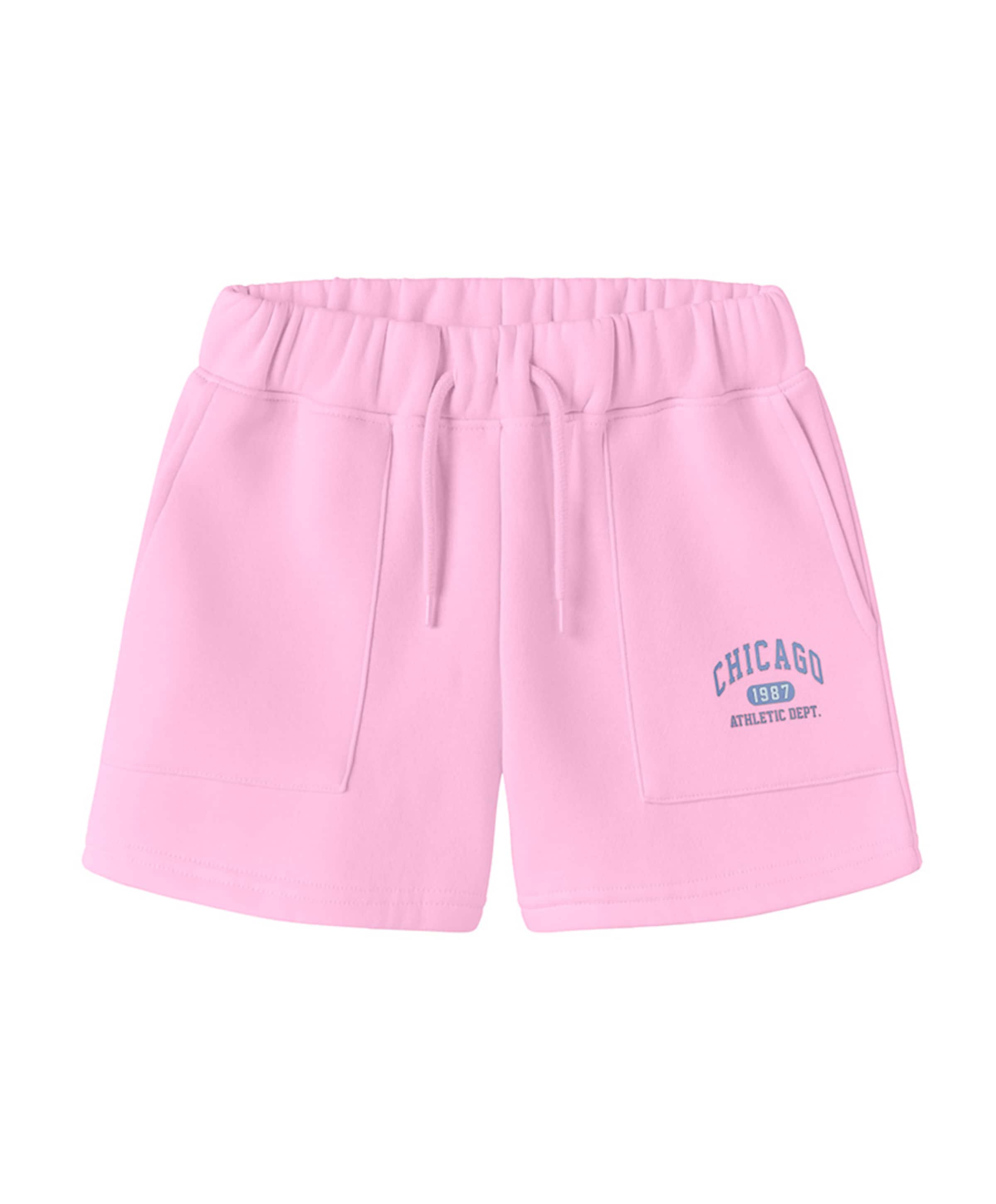 NKFFABIA SWEAT SHORTS BRU meisjes korte broek roze