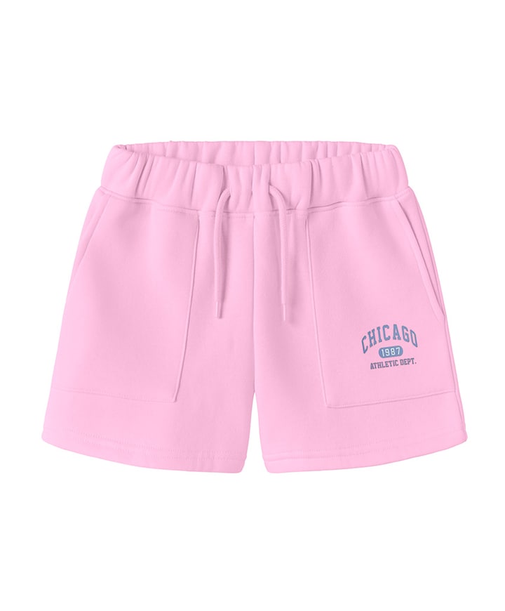 NKFFABIA SWEAT SHORTS BRU meisjes korte broek roze