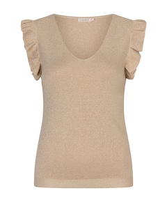 Dames top beige