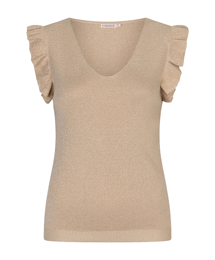 Dames top beige
