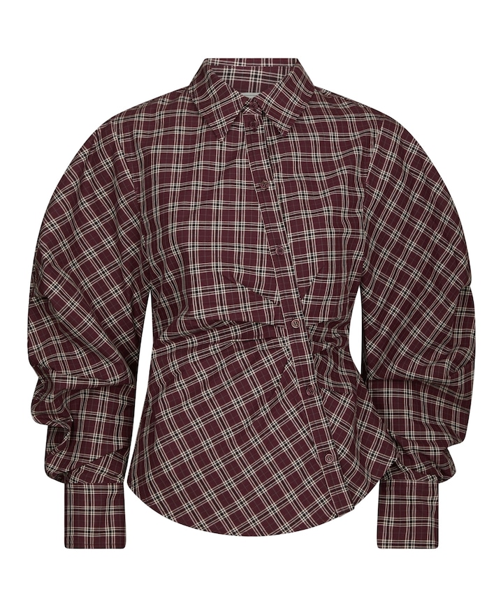 Dames blouse paars