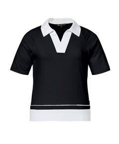 Dames polo zwart