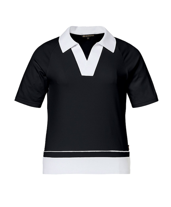 Dames polo zwart