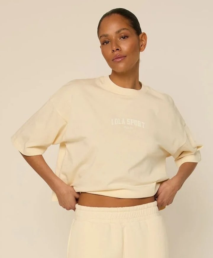Dames t-shirt ecru