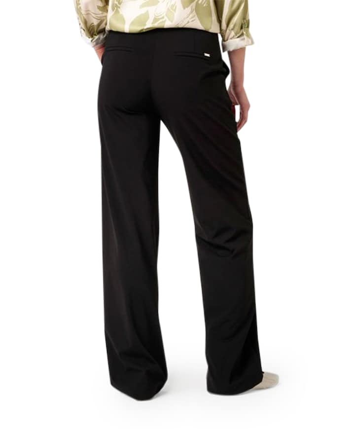 Jenny Wide Leg dames broek zwart