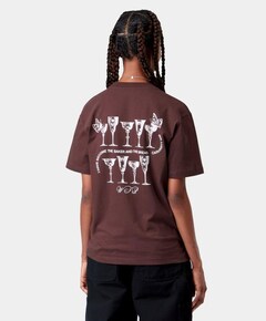 Dames T-shirt bordeaux