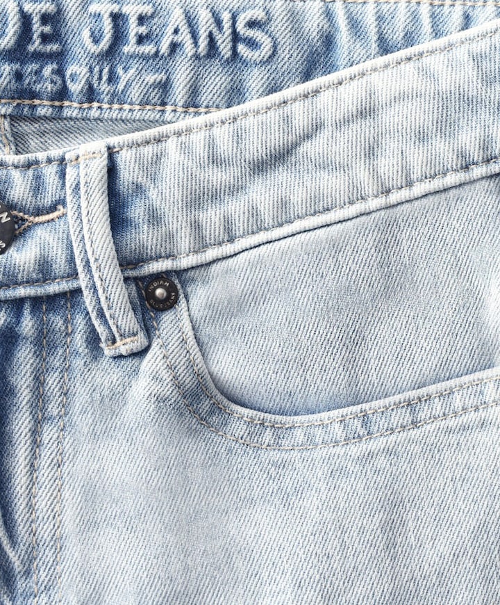 2551 Wide Straight Light jongens jeans blauw