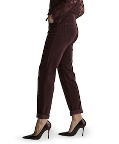 Bobby - Vintage Corduroy - 001 - Bl dames broek bordeaux