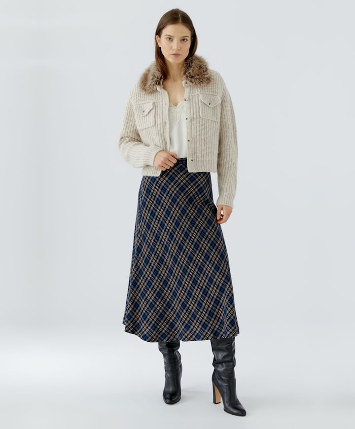 Dames rok blauw