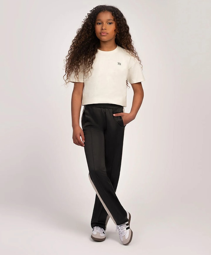 Meisjes t-shirt ecru