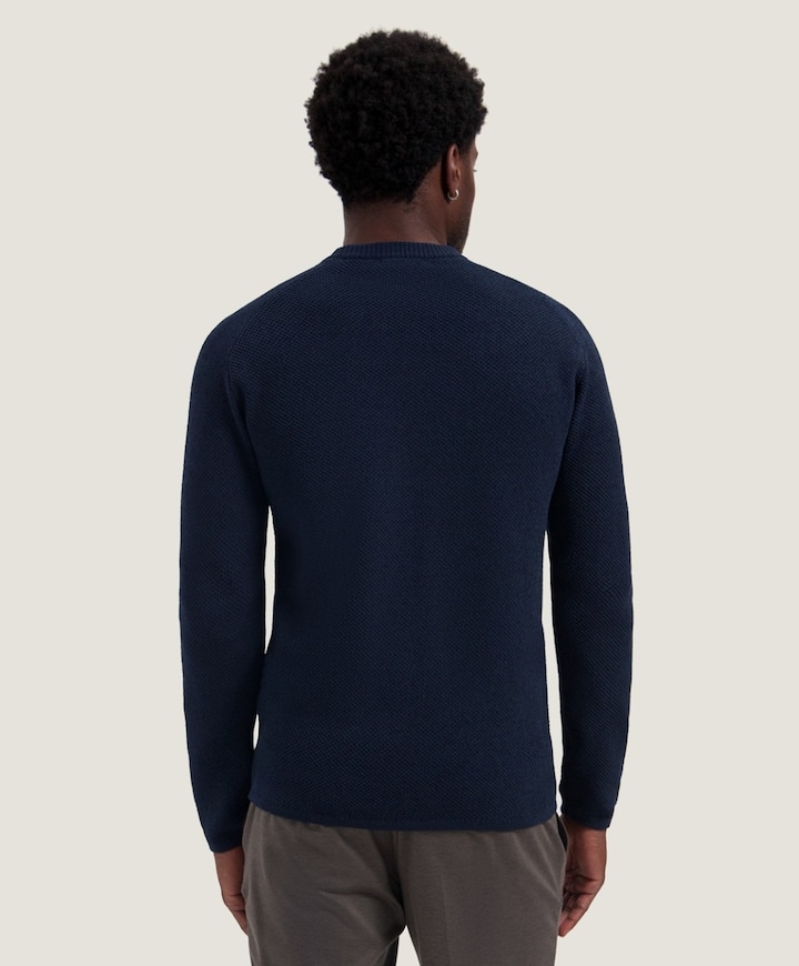 Heren trui blauw