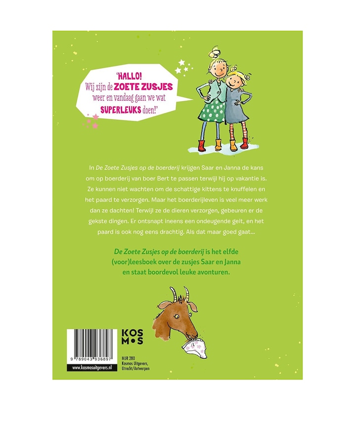 Boek De Zoete Zusjes op de boerderij