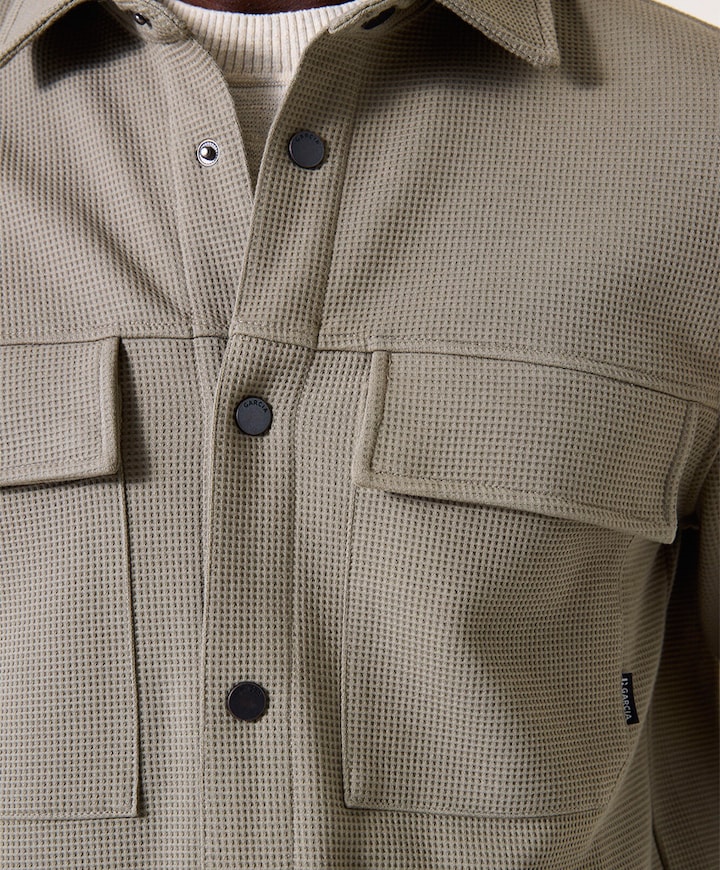 Heren overshirt groen